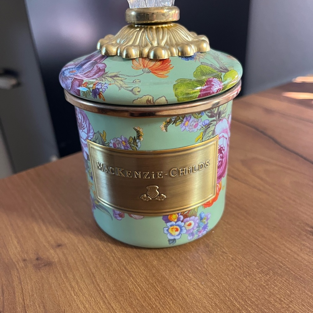 MacKenzie-Childs Mini Floral Canister